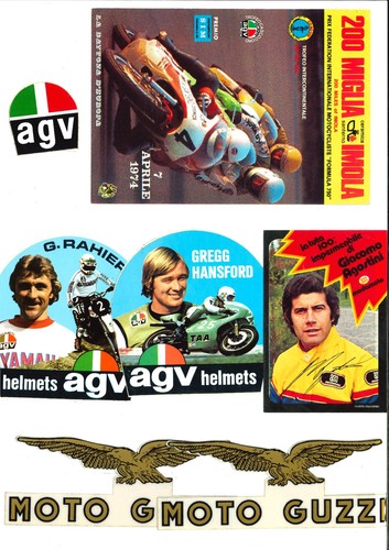 Set adesivi motociclismo - adesivi,