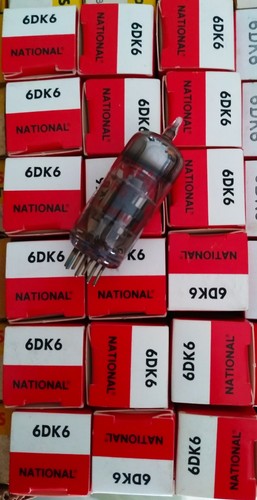Nos 6dk6 national - 4x, tubes