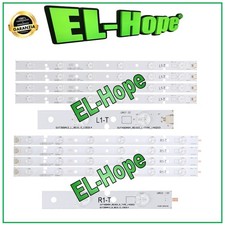 KIT 8 BARRE 6 LED PER TV 39"