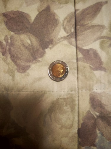 Moneta bimetallica 500 lire - moneta,
