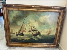 quadro con Navi in mare