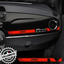 Strisce Cruscotto Fiat 500 Sport Adesivi Stickers Auto Decal Tuning