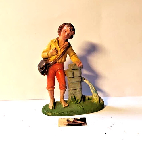 Pastore figurino per presepe - figurino,