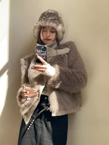 Giacca cappotto pelliccia - giacca,
