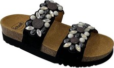 Dr Scholl SINTRA 2 STRAPS Bioprint CIABATTE donna microfibra pietre fascia