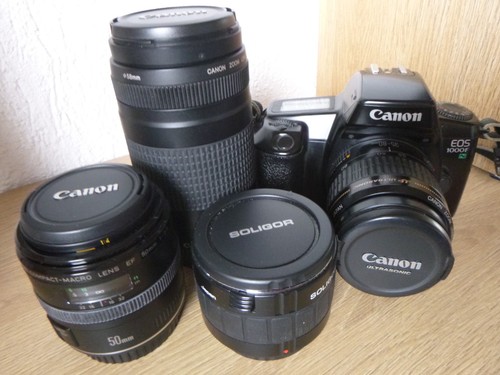 Canon eos 1000fn konvolut - canon,