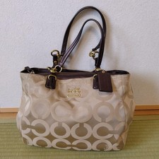 Borsa COACH logo tela tote bag