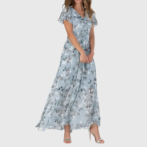 Abito lungo donna - abito, floreale