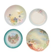 Antique Hand Painted Plates