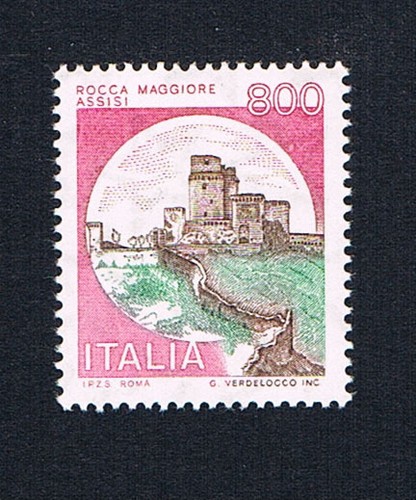 Italia francobollo castelli - italia,