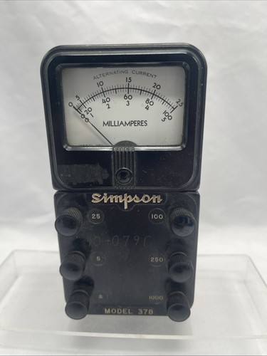Misuratore vintage simpson - ac,