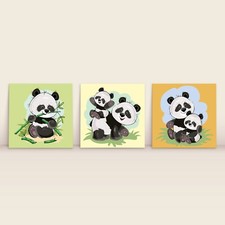 Set 3 Quadri per Bambini con