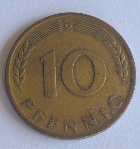 Germany pfennig 1950 - 10,