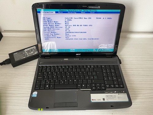 Acer aspire 5735 core 2 - -,