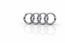 Stemma Audi Argento Cromato