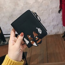 1Pc Portafoglio in pelle PU