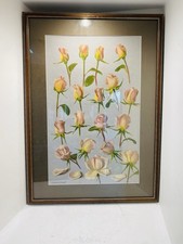 Tableau les roses signé - :,