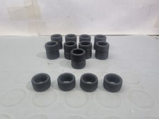 LOTTO 14 PNEUMATICI (GOMME) ORIGINALI SLOT CAR PISTA SCALA 1:32 SCX