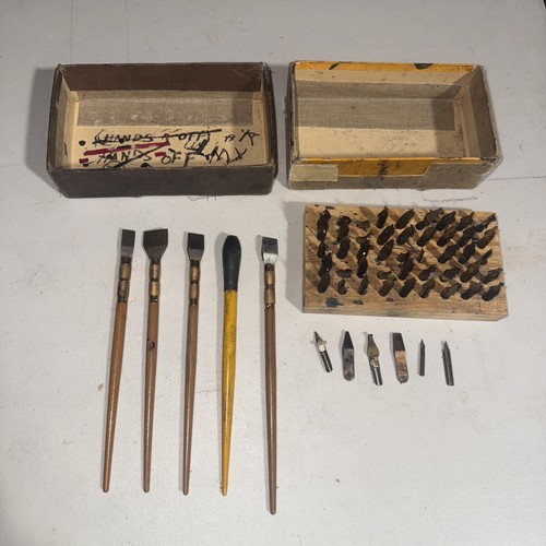 Lotto vintage calligrafia - di,