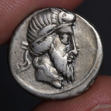 Pegaso Denario Antica Repubblica Romana Moneta Argento 90BC Q Tizio Roma Mutuno