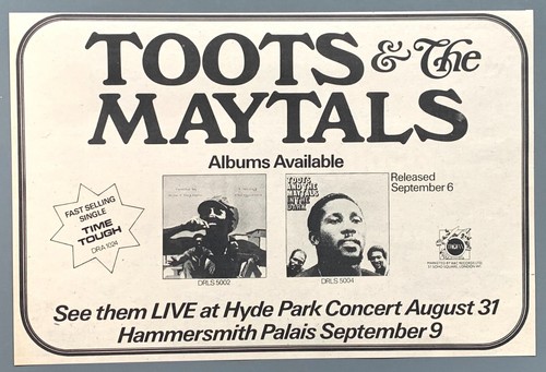 Toots and the maytals 1974 - toots,