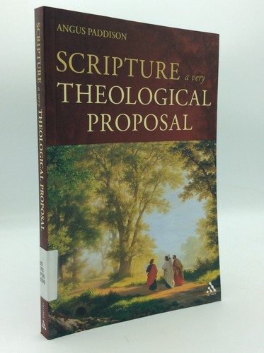 Scripture very theological - very,