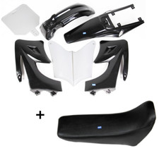 Kit Carene HMParts Dirt Bike Pit Bike 125-150 cc SW Tipo2 + Sella SW Tipo2