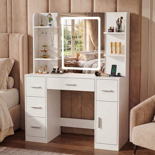 Oyajia tavolo trucco - da, bianco