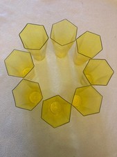 MURANO - Straordinario set di 8 bicchieri in vetro soffiato - Disegno C. Scarpa