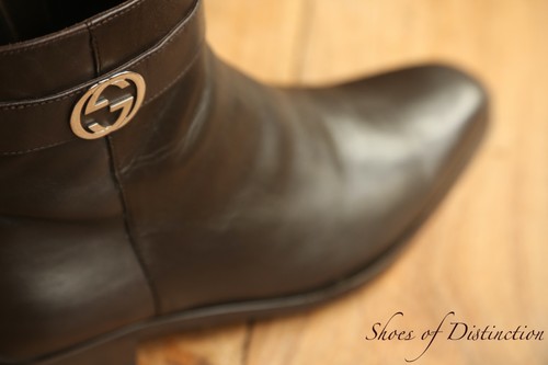 Scarpe stivali gucci pelle - gucci,