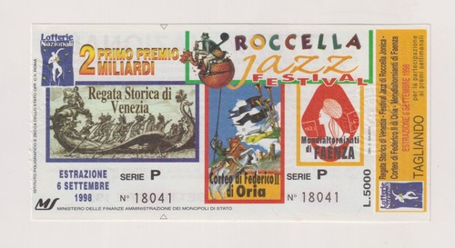 Biglietto lotteria regata - biglietto,