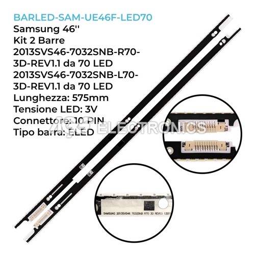 Kit barre strip led - 2, tv