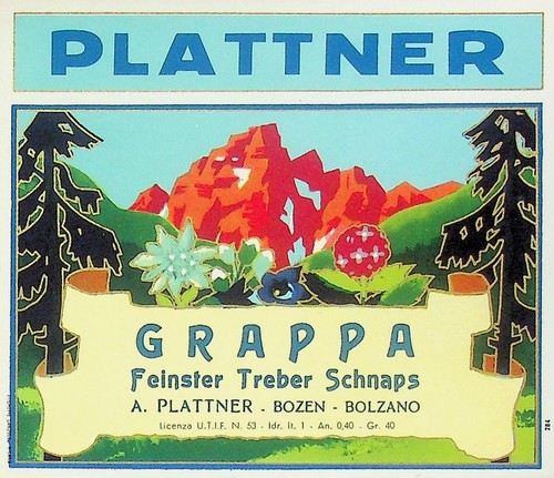Plattner grappa feinster - grappa:,