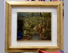 SILVESTRO PISTOLESI: "SOLO" OPERA SU TAVOLA 20X25 CON AUTENTICA E CORNICE.