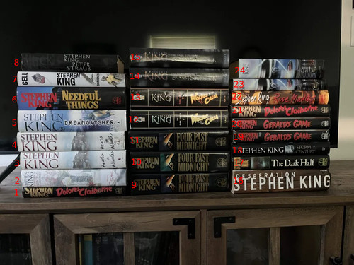 Stephen king hardcover lot - king,