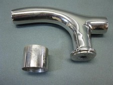 Bastone da passeggio manico derby ottone argento testa di ricambio canna | elegante passeggio