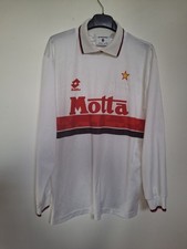 MILAN MAGLIA CALCIO 1993/94 SHIRT JERSEY CAMISETA MOTTA LOTTO VINTAGE