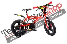 BICICLETTA BAMBINO BAMBINI DINO BIKES MTB PRO CROSS  - Taglia 16 Pollici