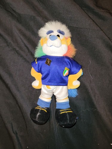 Peluche mascotte leone