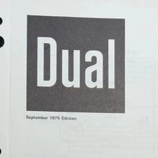 DUAL 604 Giradischi Manuale di