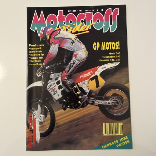 Motocross rider nov 1992 - #79,