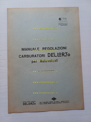 Dell orto manuale officina - dell'orto,