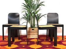 Set 4 Sedie Space Age Anni 70 Design PIERLUIGI MOLINARI per POZZI -MILANO