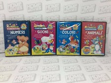 Conoscere Gli Animali + I Colori + I Numeri + I Suoni (4 DVD - Editoriali)