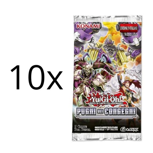 10x boosters pugni - yu-gi-oh!,