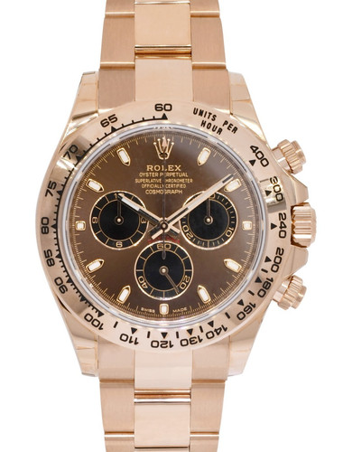 Nos rolex daytona 18k rose - nos,