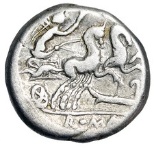 M Cipius MF AR Denarius "Roma