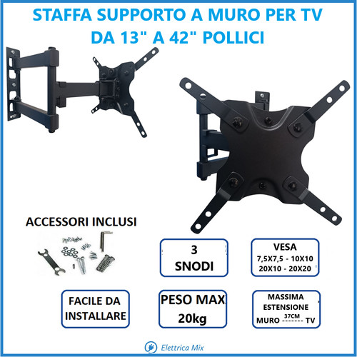 Staffa per 32 40 42 - tv,