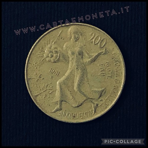 200 lire italia moneta 1981 - 200,