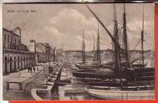 POSTCARD ANZIO TRAVELLED 1907